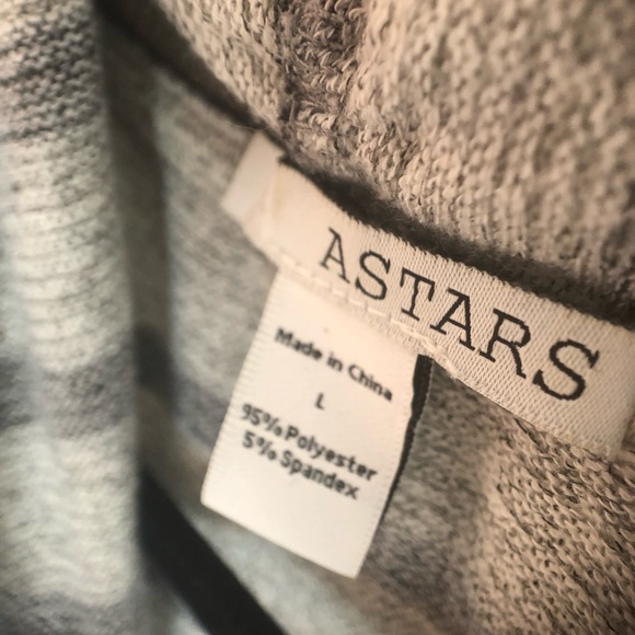 SOLD Vest in Grey and Black by Astars - Picture 4 of 4